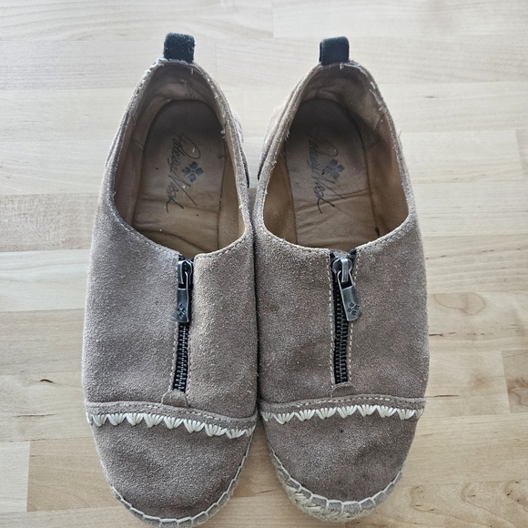 Patricia Nash Suede Espadrilles EVA Taupe Suede Sz 8.5 - Picture 1 of 9
